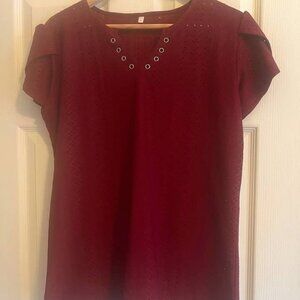 Burgundy Top